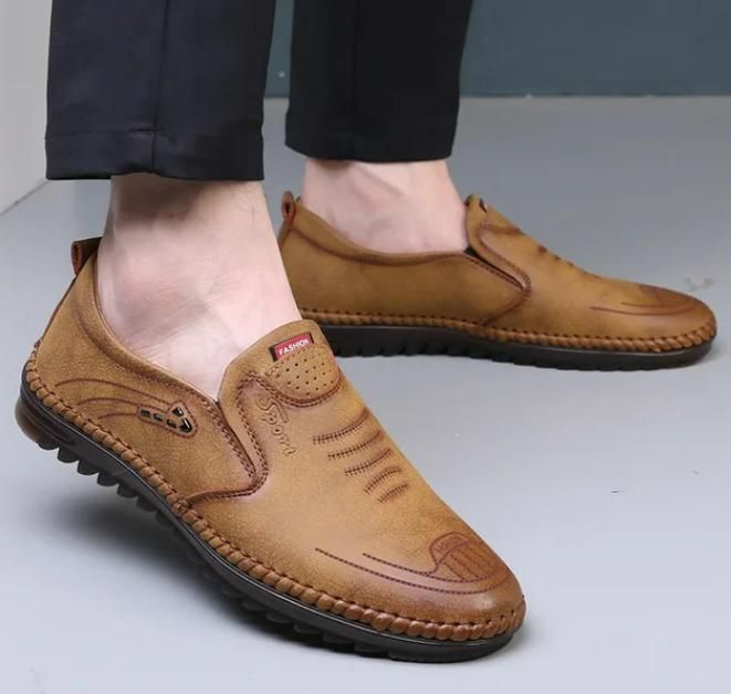 Mens Leather Base Shoes