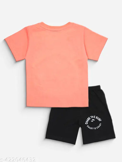 Burbn boys tshirt and short set