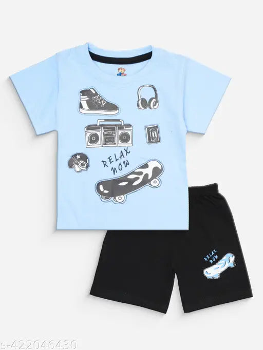 Burbn boys tshirt and short set